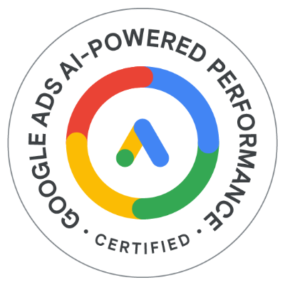 Badge Skillshop · Google — Anúncios de alta performance com tecnologia de IA
